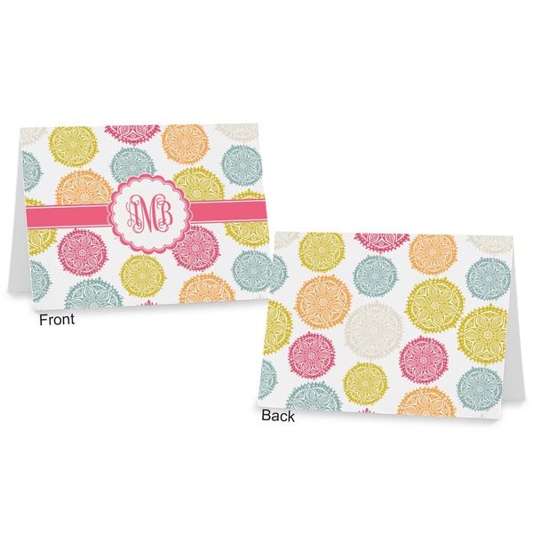 Doily Pattern Postcard - Front and Back