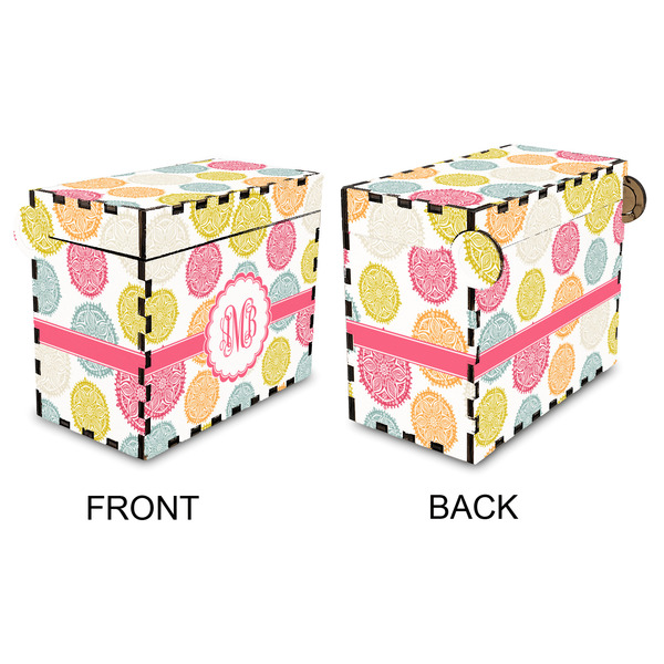 Doily Pattern Recipe Box - Full Color - Approval