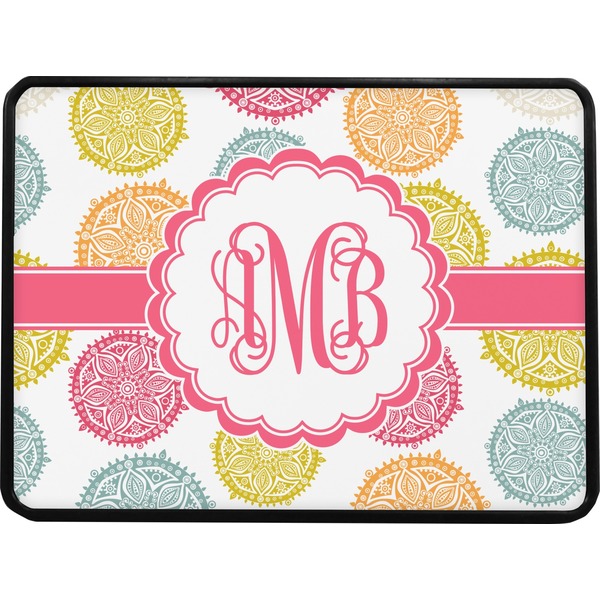 Doily Pattern Rectangular Car Hitch Cover w/ FRP Insert (Select Size)