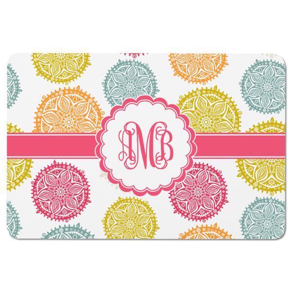 Doily Pattern Rectangular Fridge Magnet - FRONT