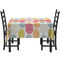 Doily Pattern Rectangular Tablecloths - Side View