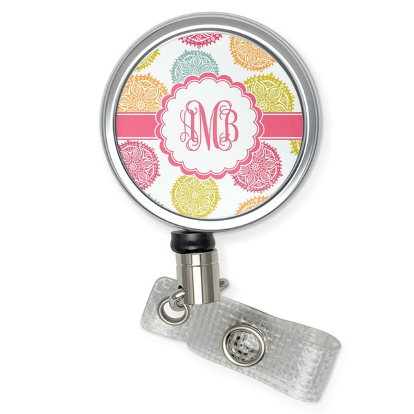 Custom Doily Pattern Retractable Badge Reel (Personalized)