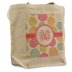 Doily Pattern Reusable Cotton Grocery Bag (Personalized)