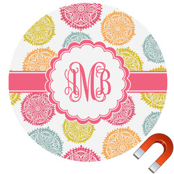 Doily Pattern Car Magnet (Personalized)