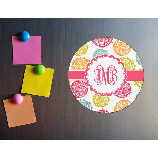 Doily Pattern Round Fridge Magnet - LIFESTYLE