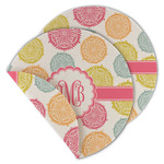 Doily Pattern Round Linen Placemat - Double Sided (Personalized)