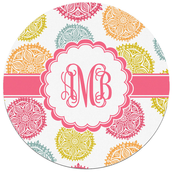 Doily Pattern Round Mousepad - APPROVAL