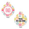 Doily Pattern Round Pet ID Tag - Large - Approval