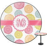 Doily Pattern Round Table - 24" (Personalized)