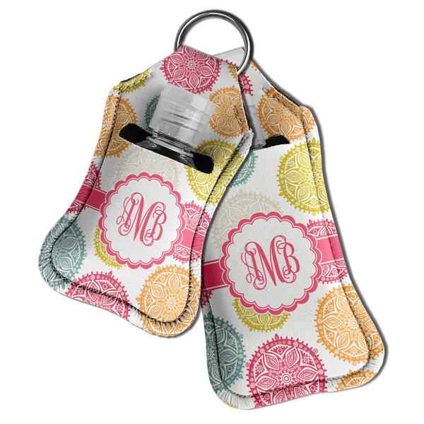 Doily Pattern Sanitizer Holder Keychain - Both in Case (PARENT)