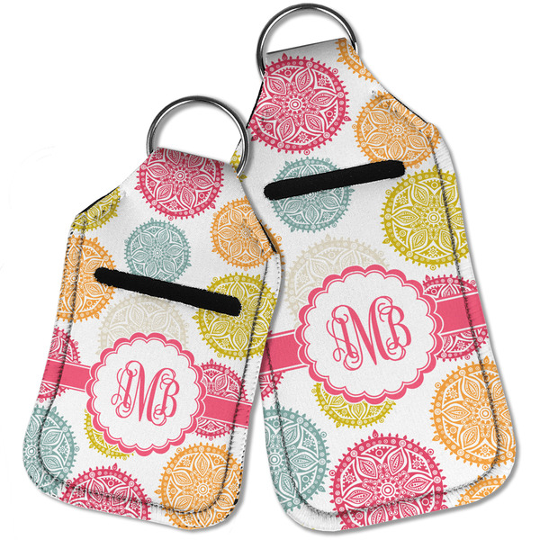 Doily Pattern Sanitizer Holder Keychain - Parent Main