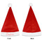 Doily Pattern Santa Hats - Front and Back (Single Print) APPROVAL