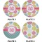 Doily Pattern Set of Appetizer / Dessert Plates (Approval)