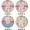 Doily Pattern Set of Lunch / Dinner Plates (Approval)