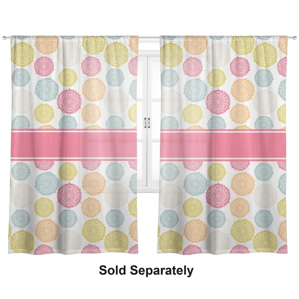 Doily Pattern Sheer Curtains