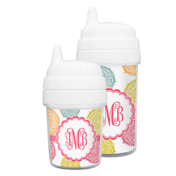 Doily Pattern Sippy Cups