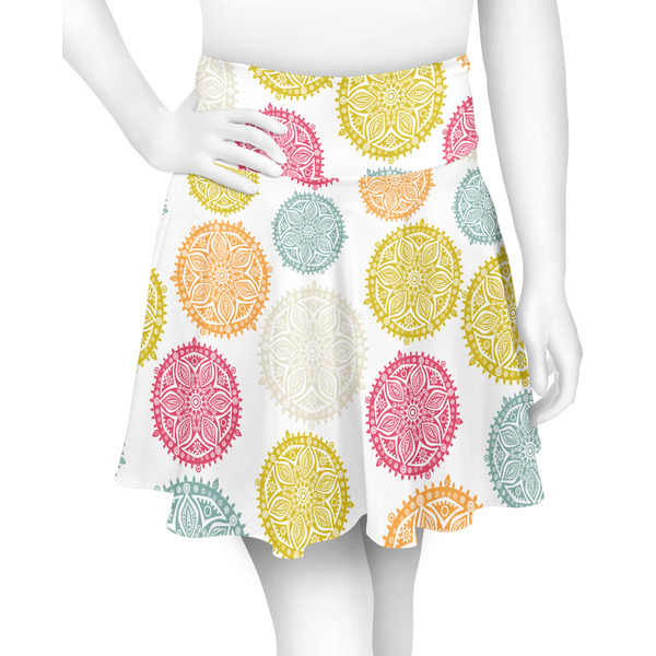 Custom Doily Pattern Skater Skirt - X Large