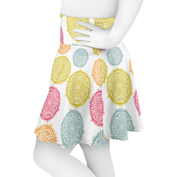 Doily Pattern Skater Skirt - Side