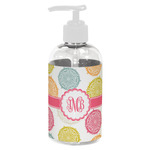 Doily Pattern Plastic Soap / Lotion Dispenser (8 oz - Small - White) (Personalized)