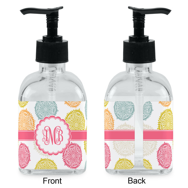 Doily Pattern Glass Soap/Lotion Dispenser - Approval