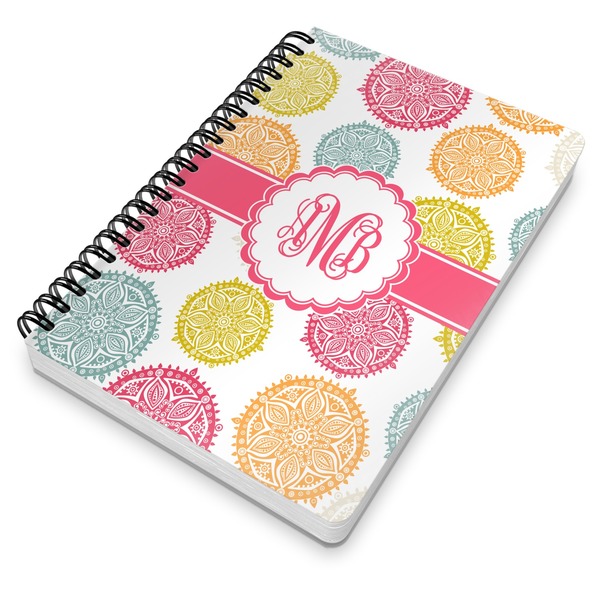 Doily Pattern Spiral Journal 7 x 10 - Main