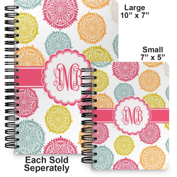 Doily Pattern Spiral Journal - Comparison