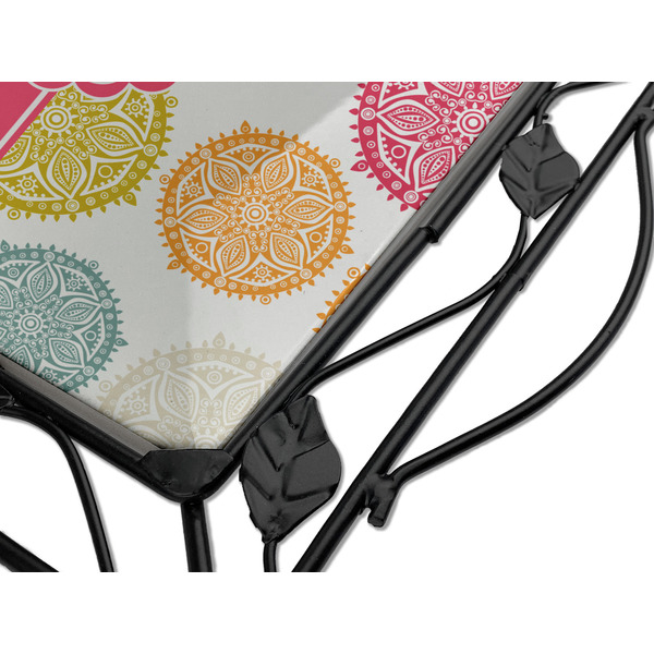 Doily Pattern Square Trivet - Detail