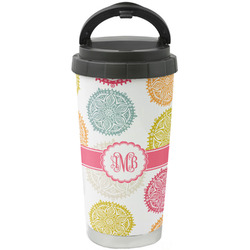 Doily Pattern Stainless Steel Coffee Tumbler (Personalized)