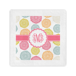 Doily Pattern Cocktail Napkins (Personalized)