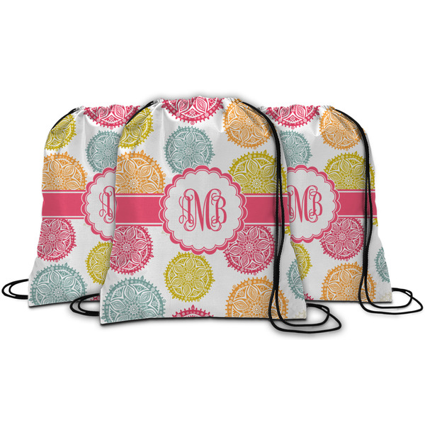 Doily Pattern String Backpack - MAIN