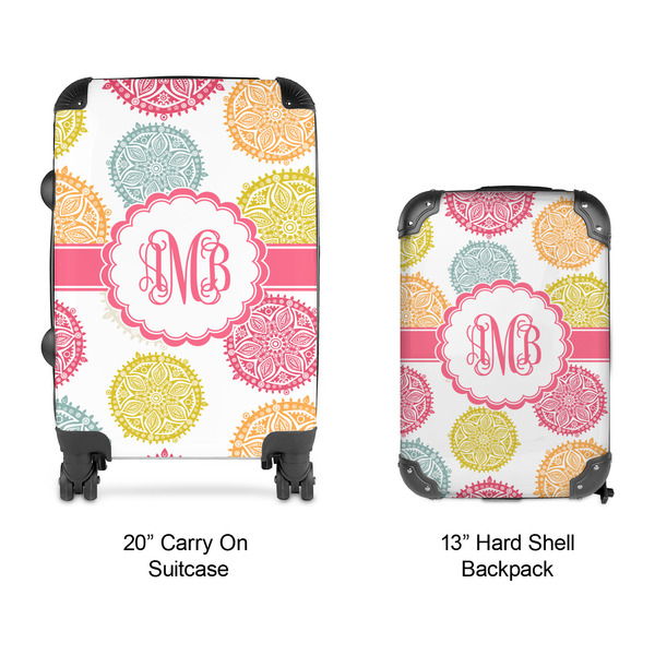 Doily Pattern Suitcase Set 4 - APPROVAL