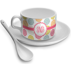 Doily Pattern Tea Cup (Personalized)