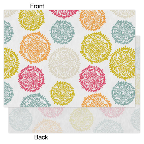 Doily Pattern Tissue Paper - Heavyweight - Large - Front & Back