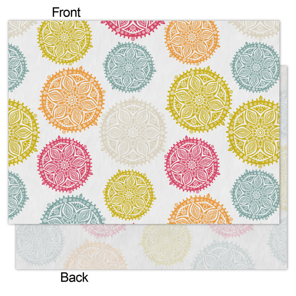 Doily Pattern Tissue Paper - Heavyweight - Medium - Front & Back