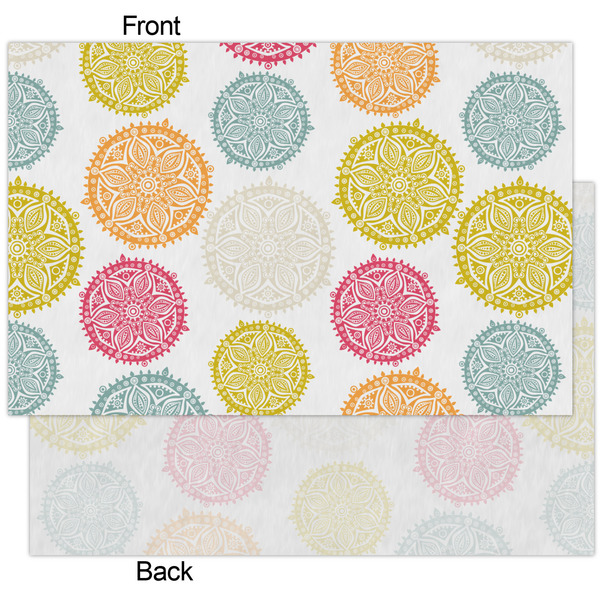 Doily Pattern Tissue Paper - Heavyweight - XL - Front & Back