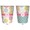 Doily Pattern Trash Can White - Front and Back - Apvl