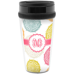Doily Pattern Acrylic Travel Mug without Handle (Personalized)