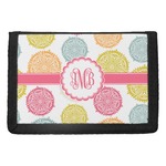 Doily Pattern Trifold Wallet (Personalized)