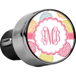 Doily Pattern USB Car Charger (Personalized)