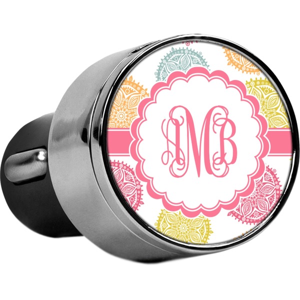 Custom Doily Pattern USB Car Charger (Personalized)