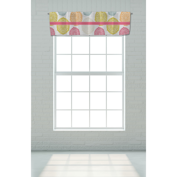 Doily Pattern Valance - On window