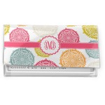 Doily Pattern Vinyl Checkbook Cover (Personalized)