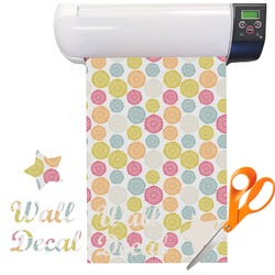 Doily Pattern Vinyl Sheet (Re-position-able)