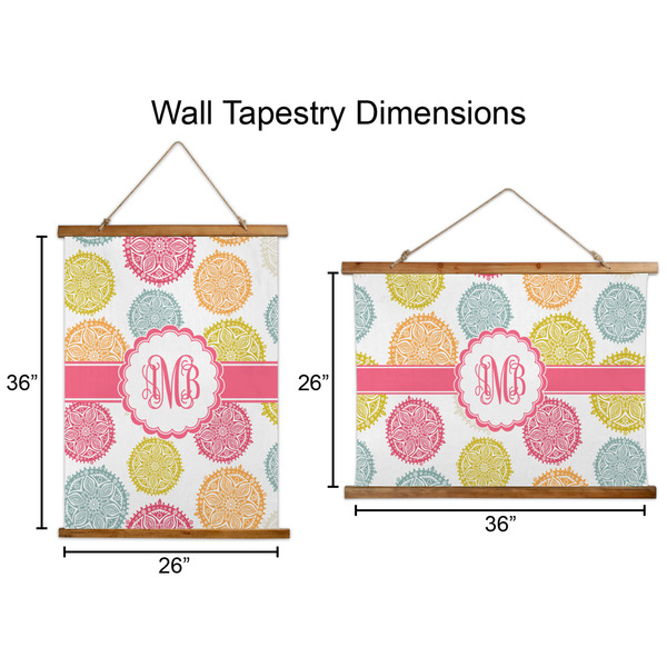 Doily Pattern Wall Hanging Tapestries - Parent/Sizing