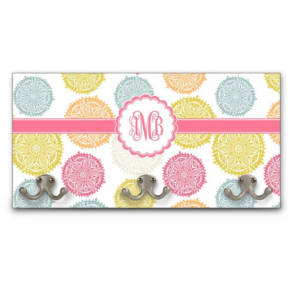 Custom Doily Pattern Wall Mounted Coat Rack (Personalized)