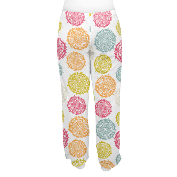 Doily Pattern Women's Pj on model - Back