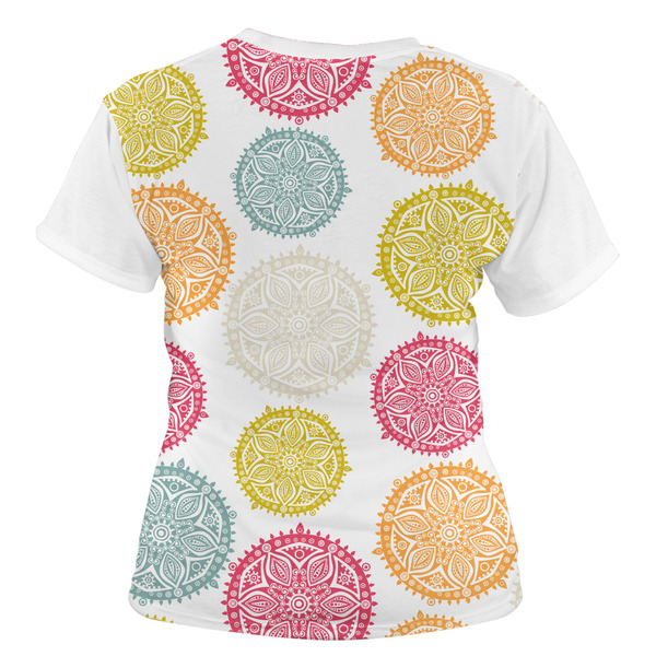Doily Pattern Women's T-shirt Back
