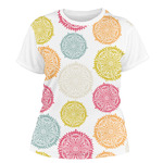 Doily Pattern Women's Crew T-Shirt - 2X Large