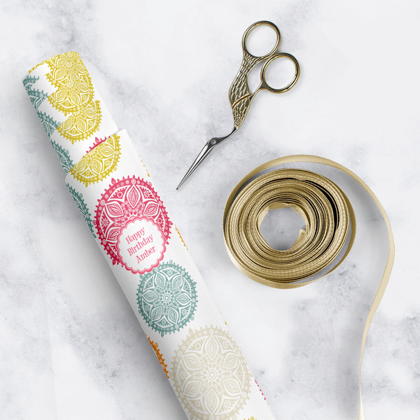 Doily Pattern Wrapping Paper Rolls - Lifestyle 1