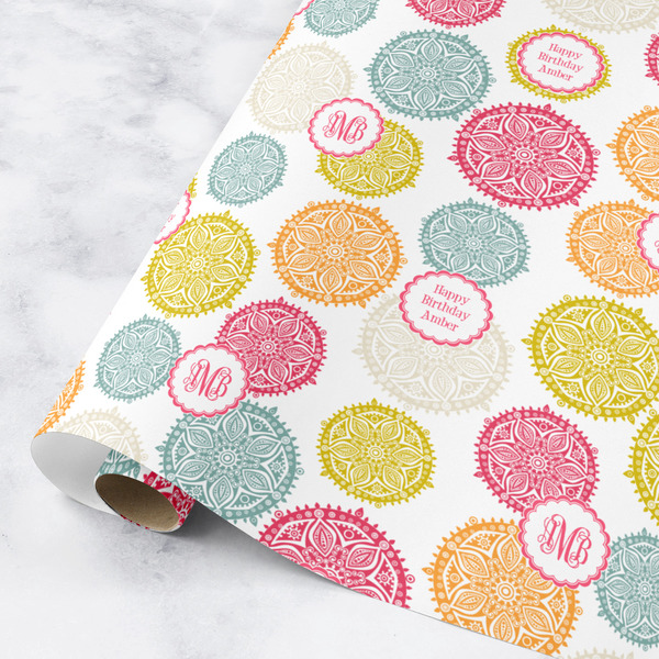 Custom Doily Pattern Wrapping Paper Roll - Small (Personalized)